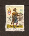 Sellos de Africa - Angola -  ARCABUCERO