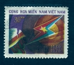 Stamps : Asia : Vietnam :  X.Aniver.Frente nacional de lebiracion