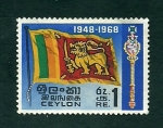 Sellos del Mundo : Asia : Sri_Lanka : 20 Aniversario independencia