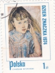 Stamps Poland -  RETRATO-Chica, de Stanislaw Wyspianski