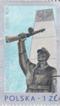 Stamps Poland -  estatua