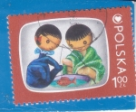 Stamps Poland -  Pesonajes infantiles