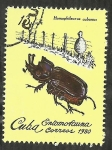 Stamps : America : Cuba :  Homophileurus cubanus