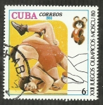 Stamps Cuba -  Juegos Olimpicos Moscu-80