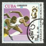 Stamps : America : Cuba :  Juegos Olimpicos Moscu-80