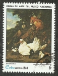 Sellos de Europa - Croacia -  Aves de corral - Melchior de Hondecoeter