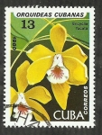 Stamps Cuba -  Encyclia Fucata