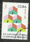 Stamps Cuba -  XX Aniversario de la Reforma Urbana