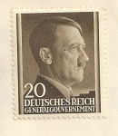 Stamps Poland -  Hitler