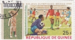 Stamps : Africa : Guinea :  OLIMPIADA MEXICO