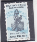 Stamps Mexico -  Dios azteca de la danza