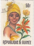 Stamps Guinea -  traje típico 