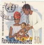 Stamps Guinea -  inauguración O.M.S