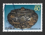 Stamps Japan -  1814 - Cuenco Votivo con Tapa de Plata