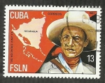 Stamps Cuba -  XX Aniversario creacion del FSLN