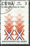Stamps Cuba -  XX Aniversario del Inder