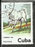 Stamps Cuba -  Equinos