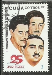 Stamps Cuba -  25 Aniversario del levantamiento del 30 de Noviembre