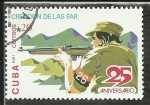 Sellos de America - Cuba -  25 Aniversario creacion de las FAR