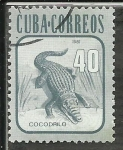 Sellos de America - Cuba -  Cocodrilo