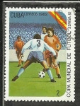 Stamps Cuba -  Copa Mundial de Futbol España-82