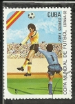 Stamps : America : Cuba :  Copa Mundial de Futbol España-82