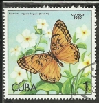 Stamps Cuba -  Euptoieta Hegesia