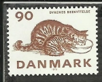 Stamps Denmark -  Gatos