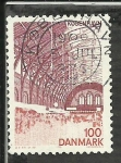 Stamps Denmark -  Estacion ferrocarril