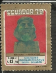 Stamps Ecuador -  Tahuelche - Argentina