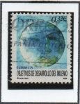 Stamps Spain -  Objetivos d' desarrollo d' Milenio