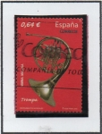 Sellos de Europa - Espa�a -  Instrumentos Musicales:  Tronpa