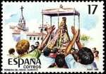 Stamps Spain -  ESPAÑA 1986 2842 Sello Nuevo Fiestas Populares Españolas Romería del Rocio Yvert2463 Scott2477