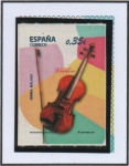 Stamps Spain -  Instrumentos Musicales: Violin
