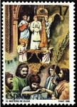 Sellos de Europa - Espaa -  ESPAÑA 1986 2843 Sello Nuevo Fiestas Populares Españolas Misterio de Elche Yvert2472 Scott2486