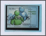 Stamps Spain -  Valores Cívicos:  Respeto en l' Red