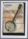 Stamps Spain -  Instrumentos Musicales:  Banjo
