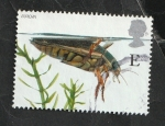 Stamps United Kingdom -  2263 - Coleóptero, Dytiscus marginalis