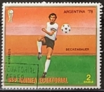 Stamps Equatorial Guinea -  Copa del Mundo de Football- Argentina 1978