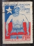 Stamps Chile -  Nacionalización del Cobre