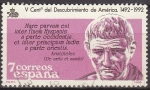 Stamps Spain -  ESPAÑA 1986 2860 Sello V Cent. Descubrimiento de America Aristoteles (384-322 aC) usado Yvert2478