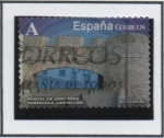 Stamps Spain -  Puerta d' Papa Luna