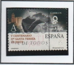 Stamps Spain -  V Centenario d' Santa Teresa