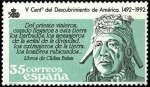 Sellos de Europa - Espa�a -  ESPAÑA 1986 2864 Sello Nuevo V Cent. Descubrimiento de America Indigena Precolombino Yvert2482