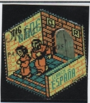 Stamps Spain -  Videojuegos: La Abadía d' Crimen