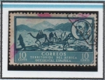Stamps Spain -  Paisaje y Franco