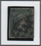 Stamps : Europe : Spain :  Isabel II