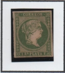 Stamps : Europe : Spain :  Isabel II