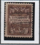 Sellos de Europa - Espaa -  Vistas d' l' Exposición y Escudo