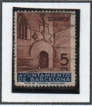 Sellos de Europa - Espaa -  Puerta gótica d' Ayuntamiento